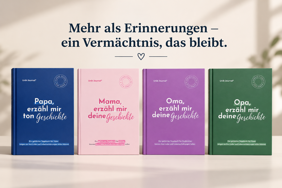 Tagebücher Mama, Papa, Oma, Opa Bild