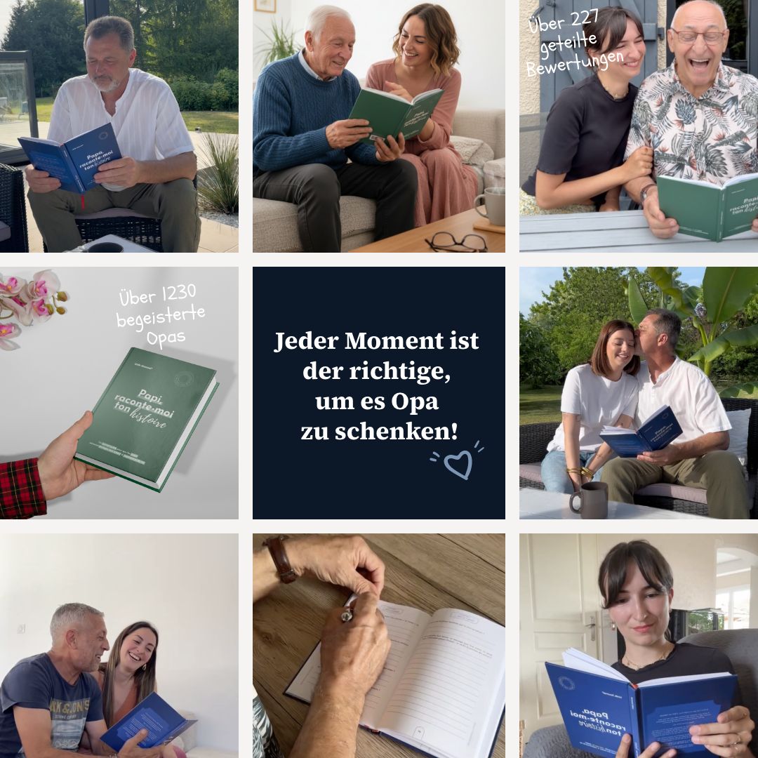 Geführtes Tagebuch - Opa, erzähl mir deine Geschichte