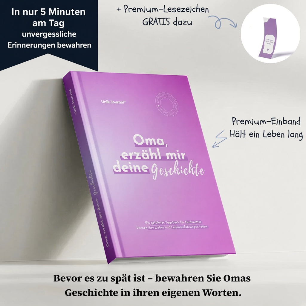 Geführtes Tagebuch - Oma, erzähl mir deine Geschichte