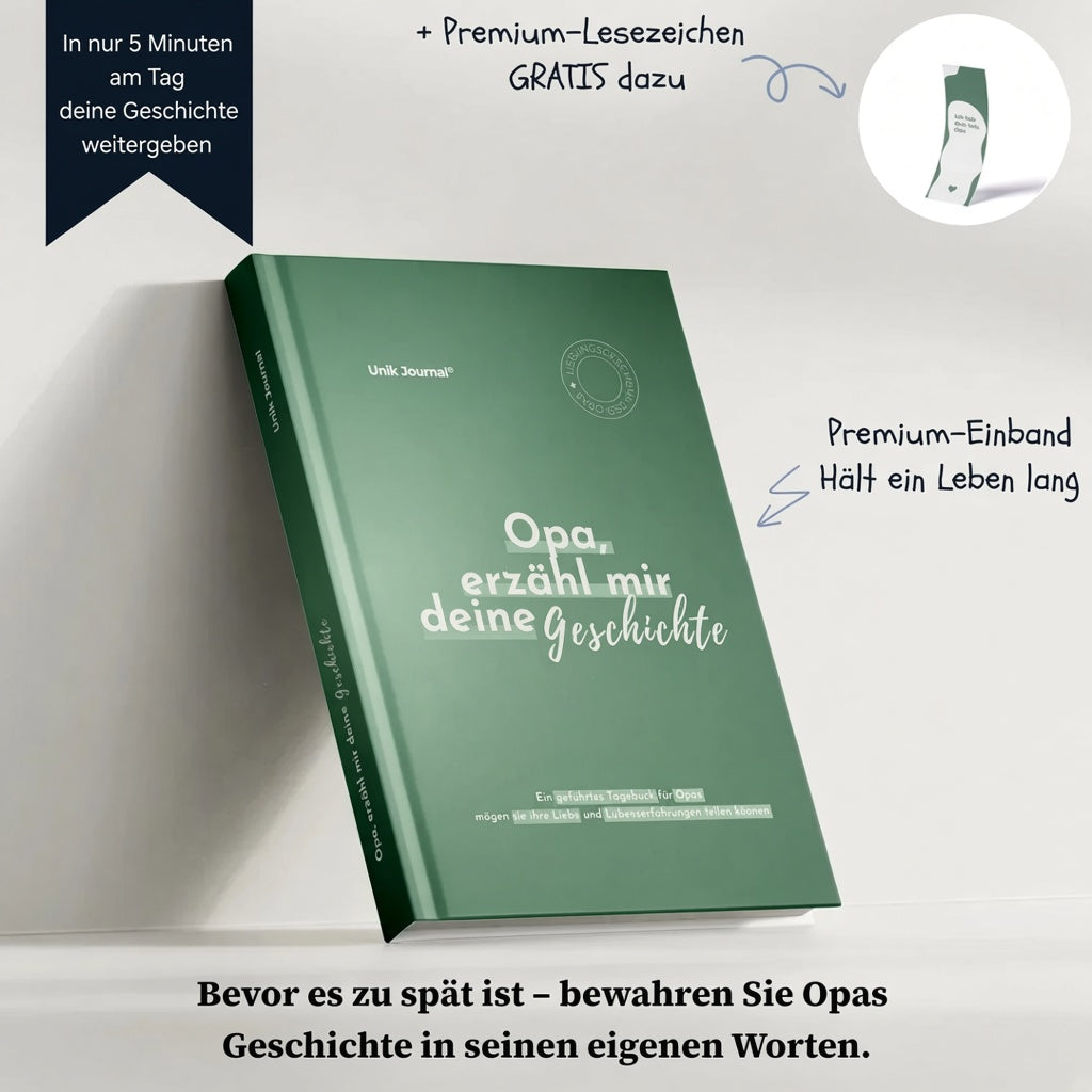 Geführtes Tagebuch - Opa, erzähl mir deine Geschichte