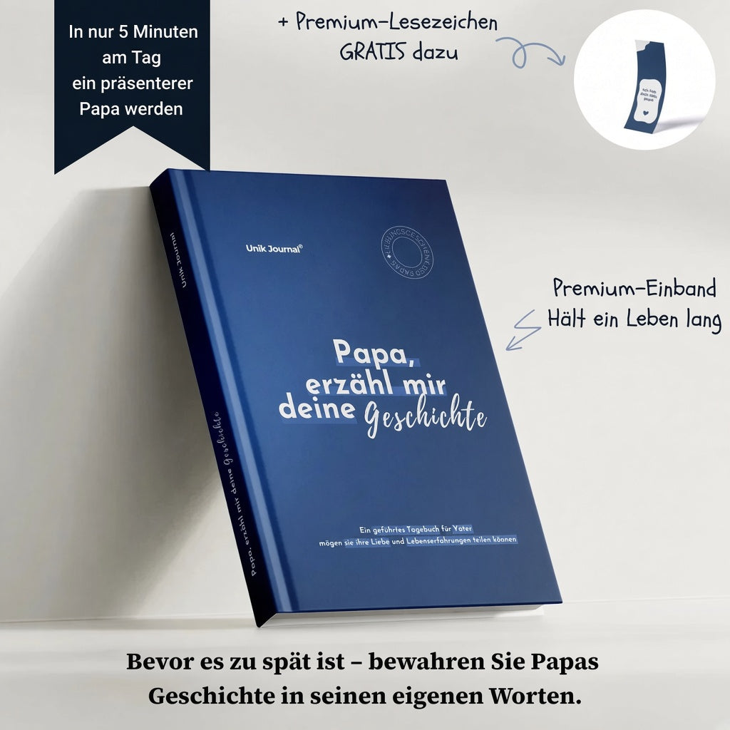 Geführtes Tagebuch - Papa, erzähl mir deine Geschichte