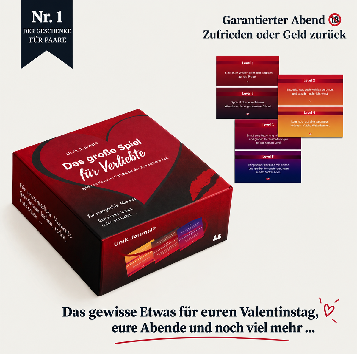 Das große Spiel für Verliebte